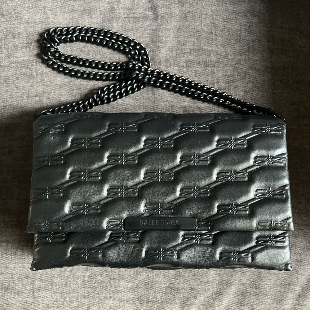 Balenciaga Triplet Monogram Medium Black